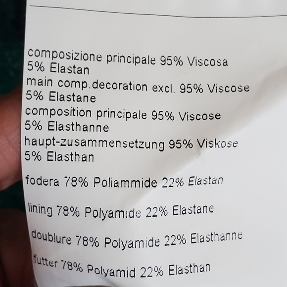 Piazza Sempione Abstract Green Long Sleeve Ruched Modest Designer Dress 42 EU - Picture 8 of 11